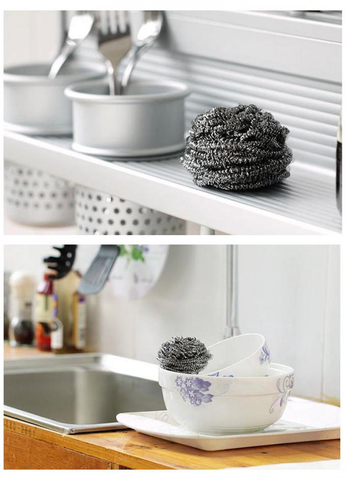 Gewundene Entwurfs-Edelstahl-Wäscher-Auflagen für Ausgangs-und Küchen-Reinigung