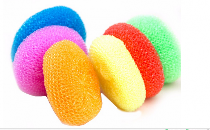 Haushalts-tägliche Plastikreinigungsball-runde Form-schnelle Lieferung für Töpfe und Wannen