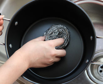 China 0.15mm Edelstahl-Reinigungs-Auflage kein Splitter für Restaurant-waschende Töpfe fournisseur