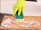 Rechteck-Form-Küchen-Reinigungs-Schwamm, antibakterieller Teller-waschender Schwamm fournisseur